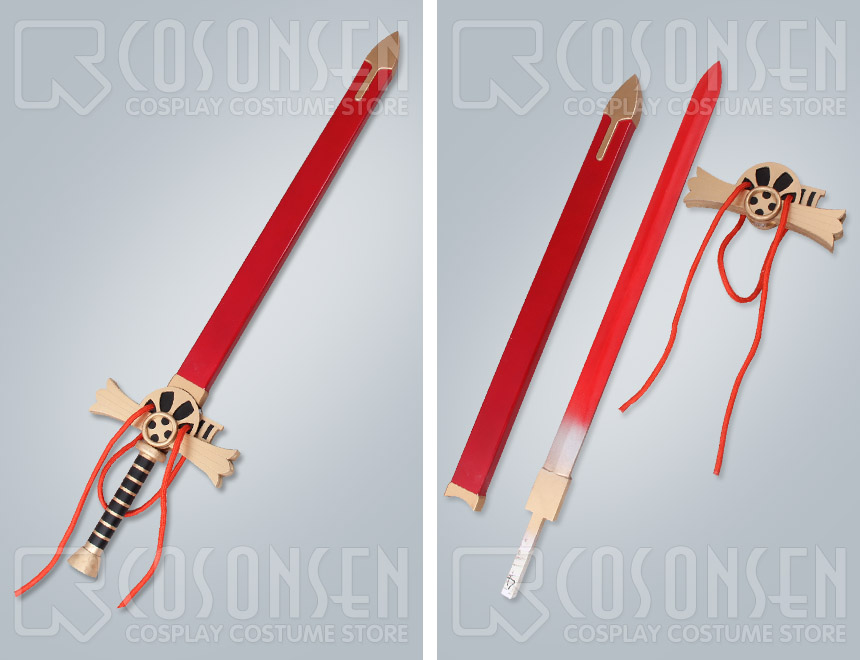 画像: 終わりのセラフ　百夜ミカエラ　コスプレ道具　血色　剣　115cm