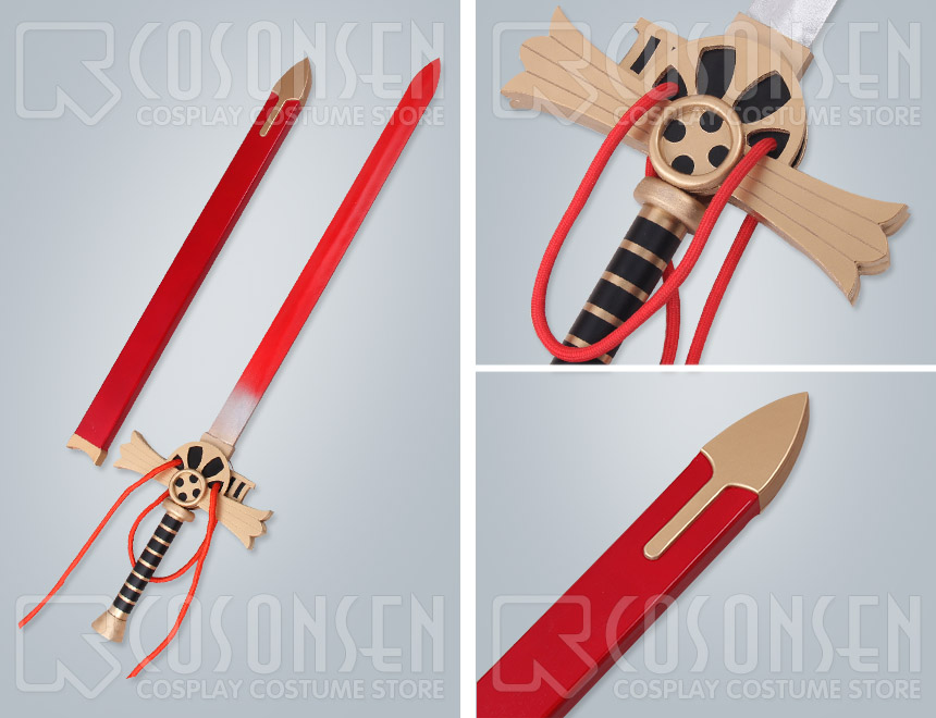 画像: 終わりのセラフ　百夜ミカエラ　コスプレ道具　血色　剣　115cm