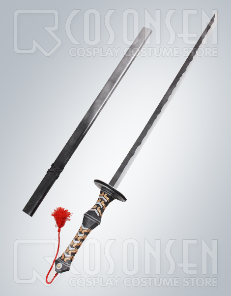 画像1: 戦国BASARA4皇 浅井長政 剣と鞘 コスプレ道具 125cm (1)