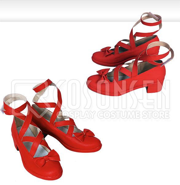 画像1: 小林さんちのメイドラゴン カンナカムイ 赤 コスプレ靴 (1)