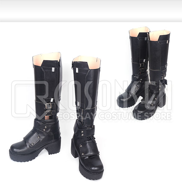 画像1: デッドプール ウェイド・ウィルソン 黒Ver コスプレ靴 (1)