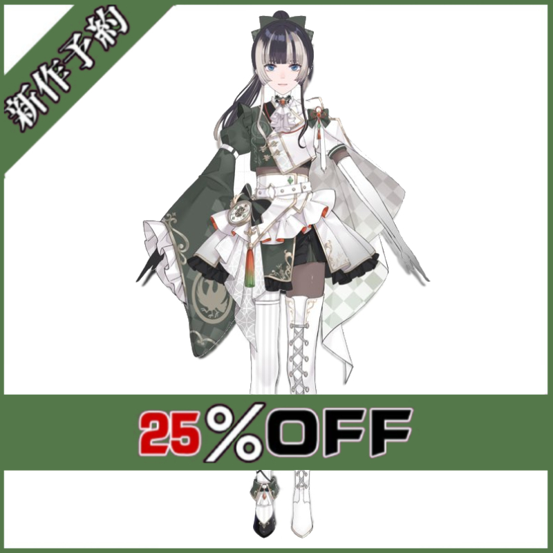 バーチャルYouTuber Vtuber 儒烏風亭らでん 3Dライブ新衣装 コスプレ