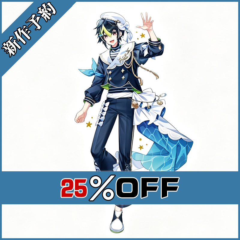 画像1: バーチャルYouTuber Vtuber 伊波 THE BOOM ざぶ グッズ コスプレ衣装 新作予約 (1)
