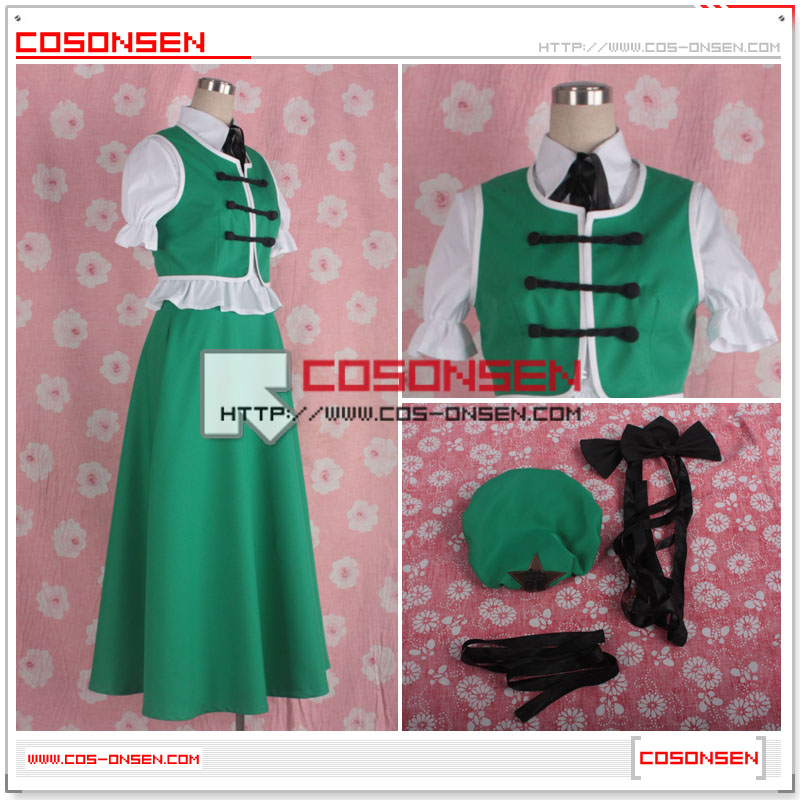 東方Project(東方LostWord)*紅美鈴*コスプレ衣装 手厚く 