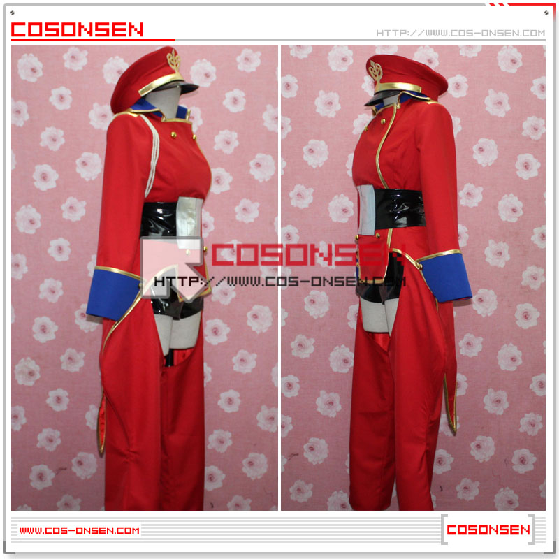 画像: マクロスFRONTIER マクロスフロンティア ２４話 赤色 軍服　コスプレ衣装
